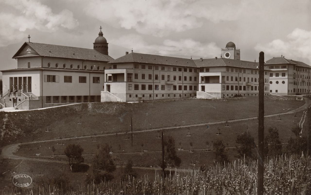 Nadbiskupsko sjemenište , Voćarska cesta, arhitekt Juraj Neidhardt, oko 1935. godine